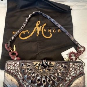 Mary Frances Beaded Shoulder Handbag